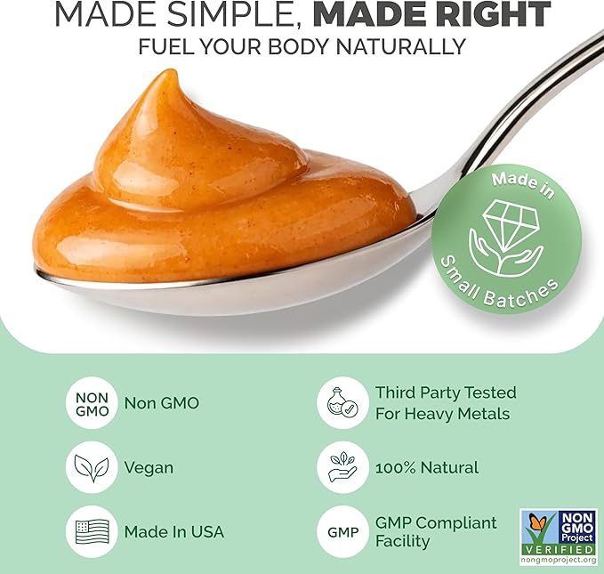 Wildcrafted Irish Sea Moss Gel | Made in USA | Rich in Vitamins &amp Minerals | Sea Moss Gel Raw | Nutritional Supplement | Apple (16 oz)