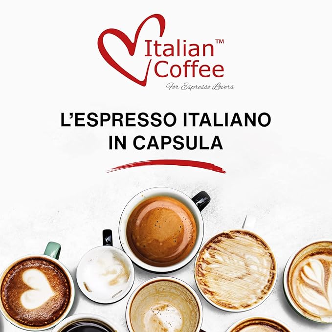 ITALIAN COFFEE FOR ESPRESSO LOVERS Italian Coffee capsules compatible with RIVO machines (Vigoroso 50 Count (Pack of 1))