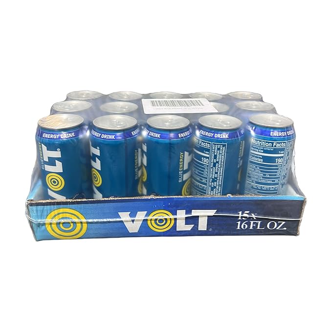 VOLT Blue Energy - Drink (16 fl. oz. - 15 pcs Case Blueberry)