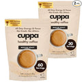 Cuppa Coffee - Great tasting medium roast with mushrooms adaptogens &amp superfoods - Lion's Mane Ashwagandha Cordyceps MCT Prebiotic Fiber &amp L-Theanine. Supports natural energy &amp better
