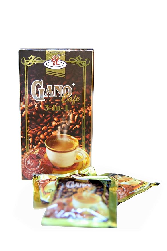 4 Boxes (4x20sachets) Gano Excel GanoCafe 3 IN 1 Coffee with Ganoderma with FREE Express Shipping