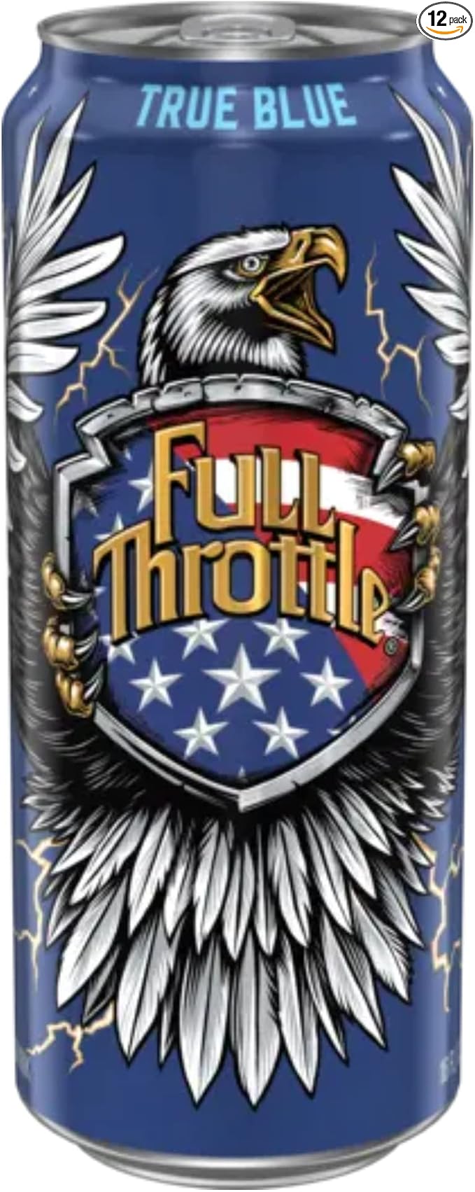 12 Pack - Full Throttle Energy Drink - Blue Agave - 16 Ounce