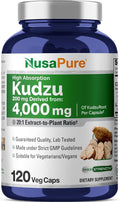 NusaPure Kudzu Root 20:1 Extract 200 mg Equivalent to 4000mg - 120 Veggie Capsules (Non-GMO Vegan Bioperine)