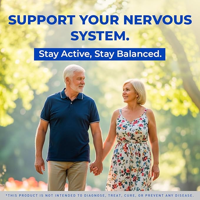 (3 Pack) Nerve Sync Capsules - Official NerveSync Advanced Nerve Health Supplement Pills - Maximum Strenght Natural Nerve Sync for Wellness &amp Health Support Pills Reviews 180 Capsules for 3 Mont