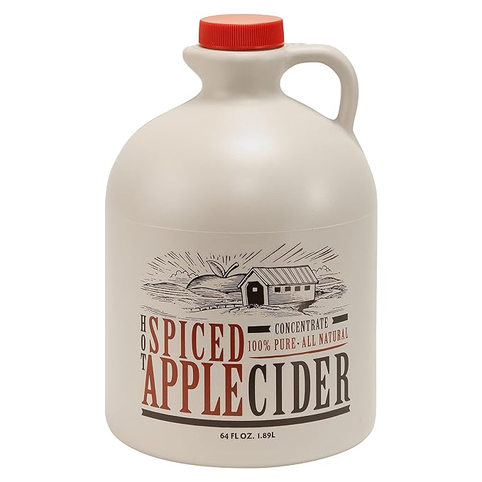 Mountain Cider Apple Cider Concentrate | Spiced Hot Apple Cider Drink | 64 fl. oz (64 servings)