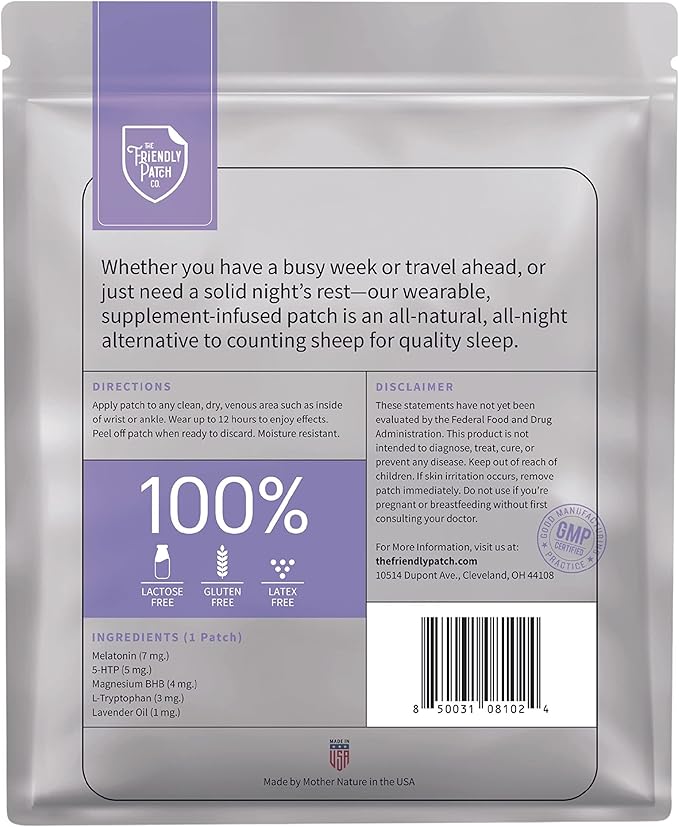 The Friendly Patch 56 Day Supply Sleep Patches