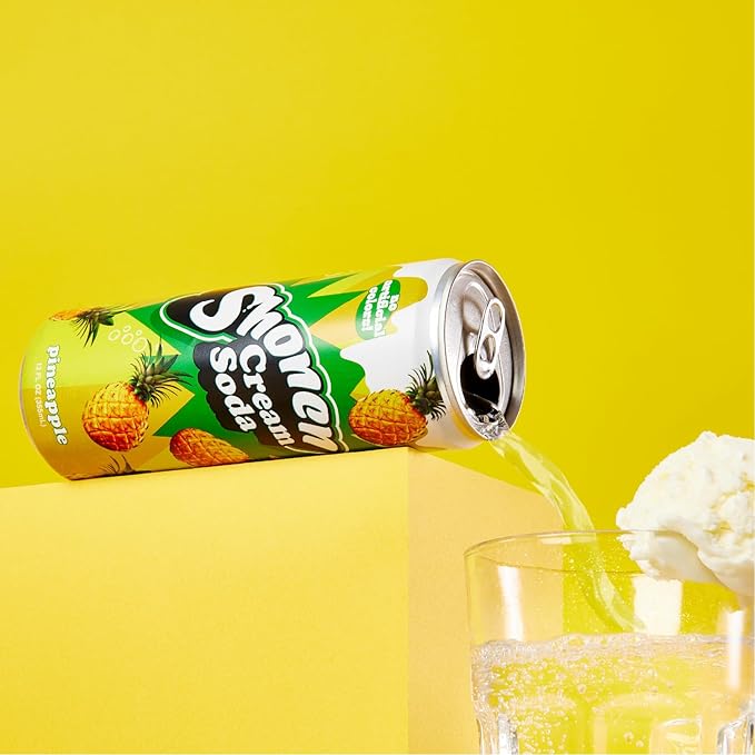 Shonen Soda - Pineapple Cream | 12 Fl Oz Can | 12-Pack