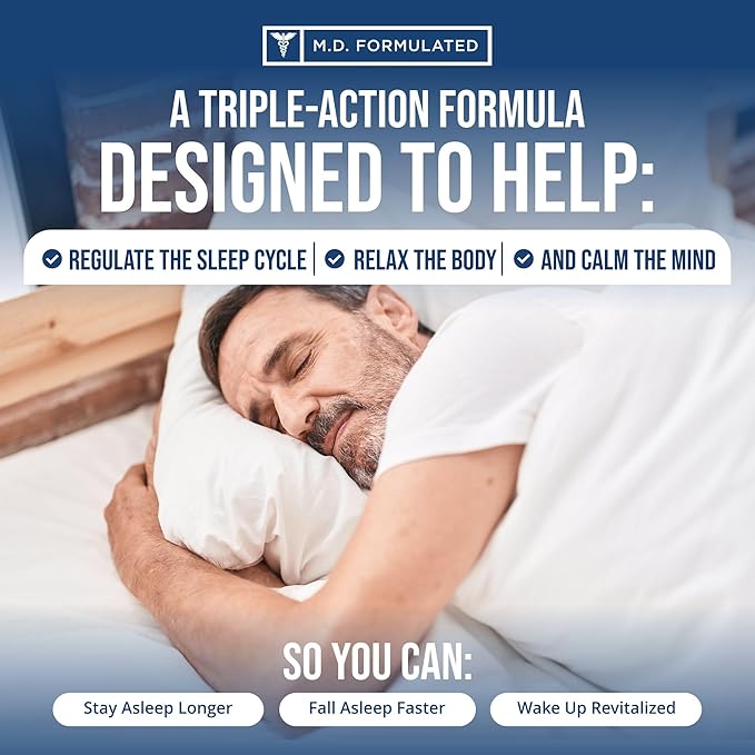 Relaxium Sleep Aid – Professional Strength Formula for Adults | 5mg Melatonin Magnesium Glycinate Valerest &amp Ashwagandha | Non-Habit Forming Sleep Support | 60 Capsules 30-Day Supply