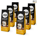 Bialetti - Perfetto Moka Vaniglia: Gemahlener Kaffee mit mittlerer Röstung Vanille-Aroma 250g x 6 Beutel mit Aromaventil
