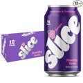 Slice Healthy Soda Grape Prebiotic &amp Probiotic Soda Pop 5g Fiber 40 calories 12 fl oz 12 Pack