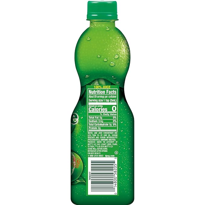ReaLime 100% Lime Juice 15 fl oz bottle (Pack of 12) Made with Lime Juice from Concentrate Gluten-Free Sodium Free Perfect Mixer to add to Cocktails and Marinades