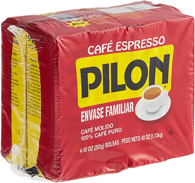 Espresso Ground Coffee Brick 10 oz. - 4/Pack WS-110PLBR0117-NPF