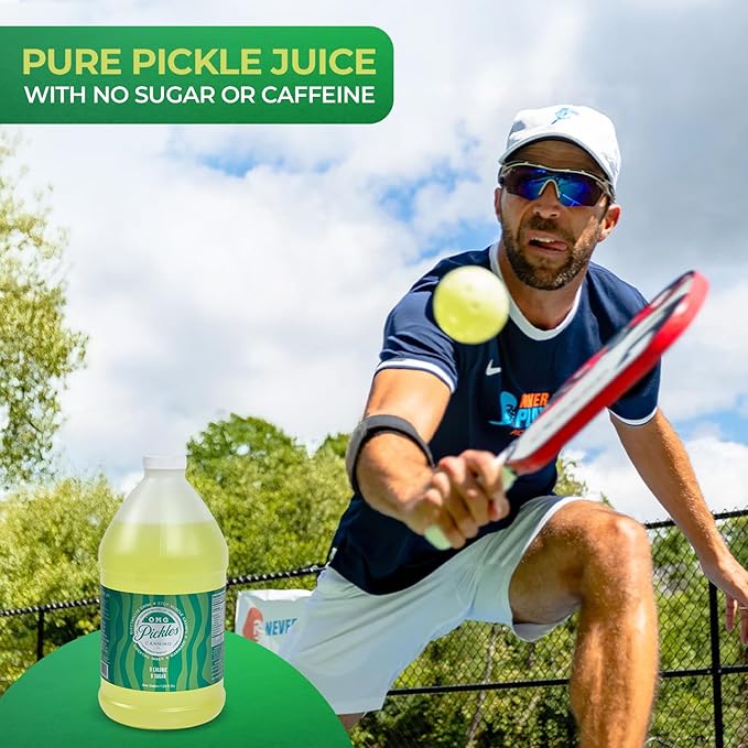 OMG Pickles Dill Pickle Juice for Leg Cramps – Natural Pickle Juice Sports Drink for Cramp Relief &amp Hydration – Pickle Juice Sport Recovery with Electrolytes – Dill Pickle Juice Gallon Bottle - 12