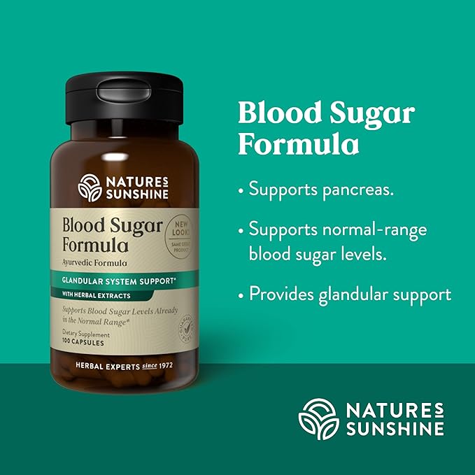 Nature's Sunshine Blood Sugar Formula 100 caps