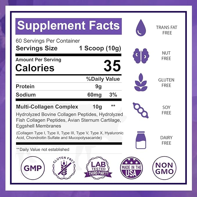 Zammex Multi Collagen Peptides unflavored+Chocolate Flavor