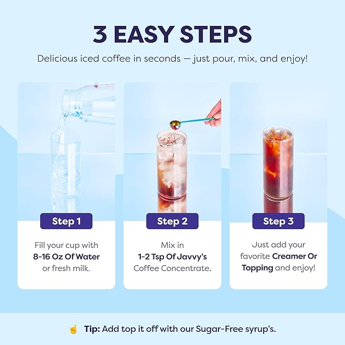 Coffee Concentrate - Cold Brew Coffee Perfect for Hot or Iced Instant Coffees Hot Drinks Cold Brew Concentrate 3 Pack - French Vanilla