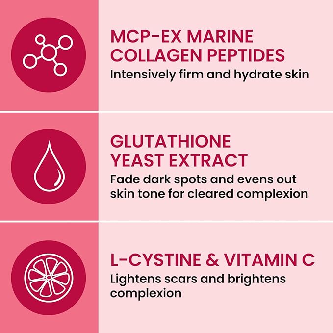 AFC Japan Collagen White Beauty with Marine Collagen Peptide Glutathione L-Cystine - 1.5X Better Absorption Than Other Collagen – Supports Skin Firmness &amp Radiance x3 Packs – 270 Days Supply
