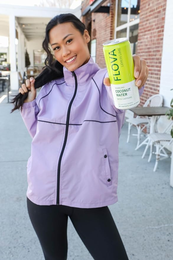 Flova Energy Drink All Natural Electrolytes and Minerals from Coconut Water 4 Simple Easy to Pronounce Ingredients 99% Juice Assorted Pack of 12 Cans