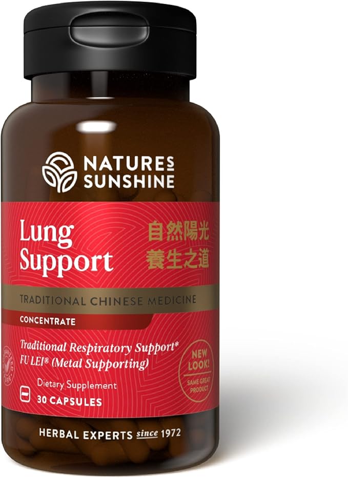 Nature's Sunshine Lung Support Chinese TCM Concentrate 30 Capsules