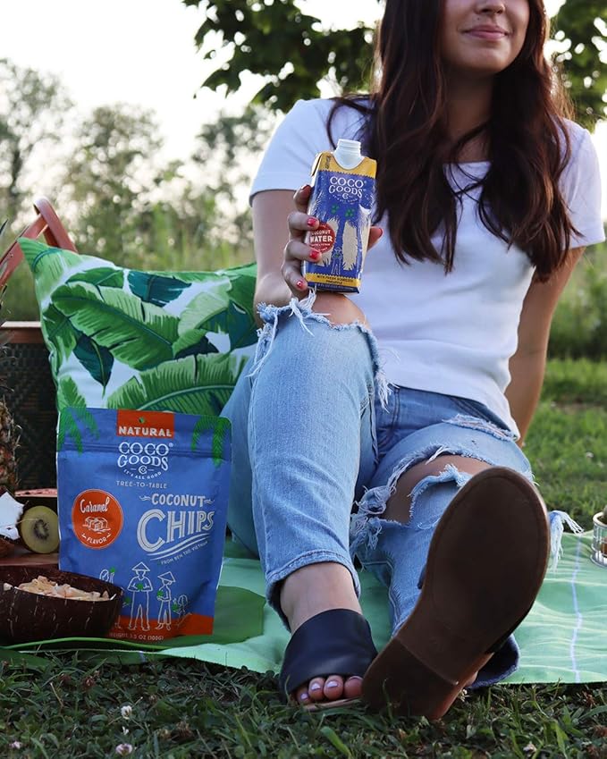 CocoGoods Co Single-Origin Natural Coconut Water with Fresh Pineapple Juice 16.9 fl. oz 12 pack