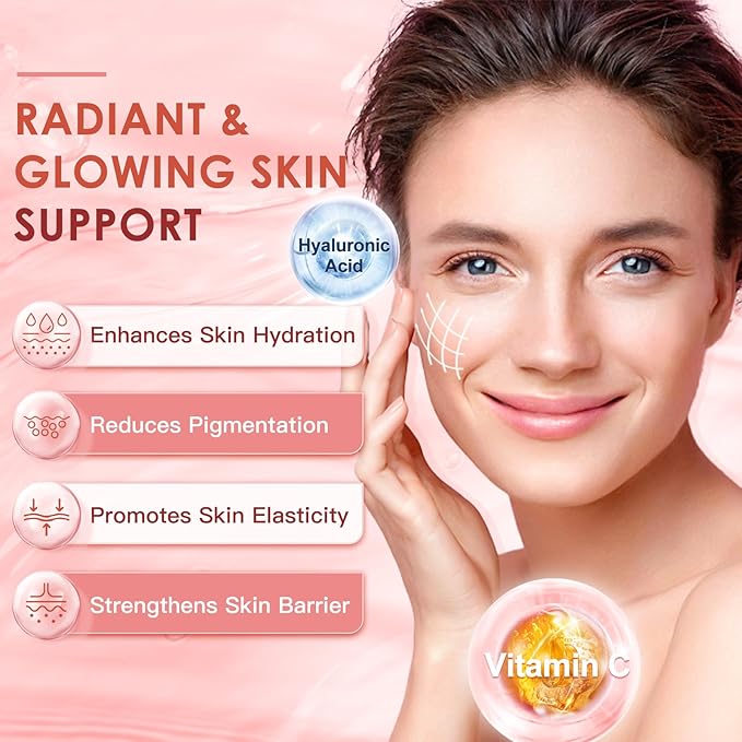 NATURE TARGET Beauty Collagen Peptides Powder for Women Multi Collagen Powder with Vitamin C Biotin Hyaluronic Acid – Unflavored Keto Friendly Easy Dissolve Non-GMO 50 Servings