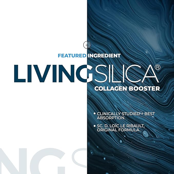 Orgono Living Silica Kit | Mineral-Based Collagen Booster Liquid &amp Concentrate Drops (Travel Size) | Vegan | Supports Joint &amp Bone Health Collagen &amp Elastin Production Glowing Skin.