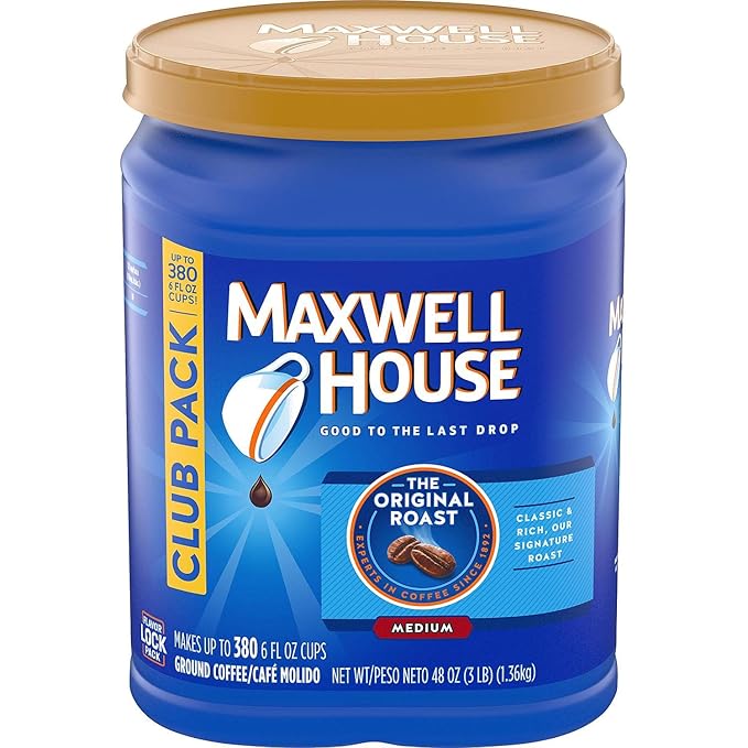 Evaxo Maxwell House Ground Coffee Original Roast (48 oz.)