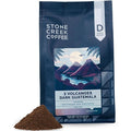 Stone Creek Coffee Dark Roast Ground Coffee – 12 Ounce (Pack of 1) – Smooth and Chocolatey Fresh Roasted Coffee Beans with Rich and Fruity Tasting Notes 3 Volcanoes Dark Guatemala