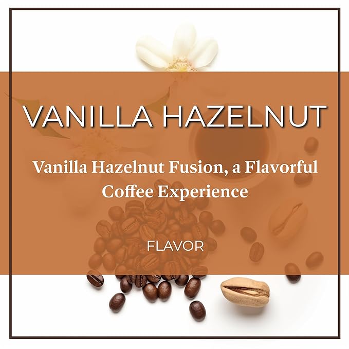 San Diego Coffee Vanilla Hazelnut Medium Roast Whole Bean Coffee 16-Ounce Bags (Pack of 2) Café en grano tostado