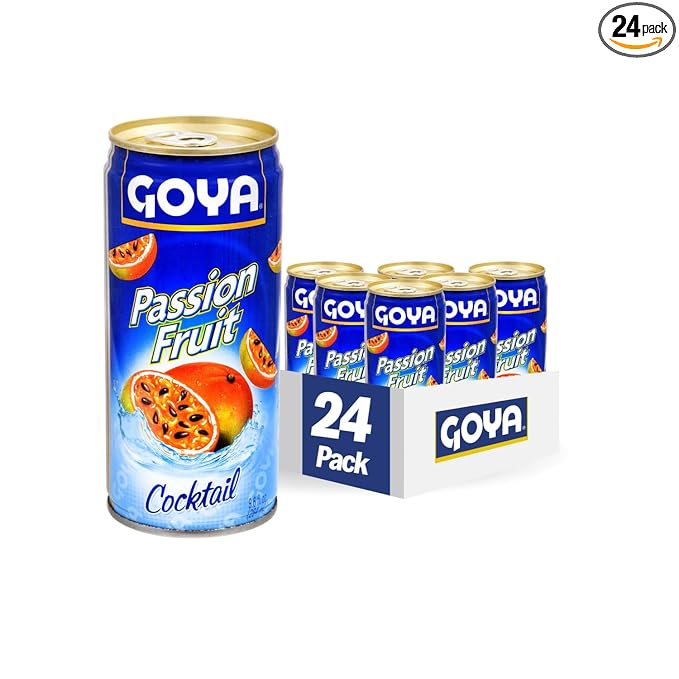 Goya Foods Passion Fruit Cocktail 9.6 Fl Oz (Pack of 24)