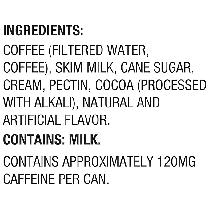 International Delight Iced Coffee Mocha Grab and Go Coffee Drinks Made with Real Milk and Cream 15 FL OZ Can 12 Count