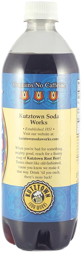 AmishTastes Root Beer Kutztown Nix Besser PA Dutch Style 24 Oz. (Pack of 12)