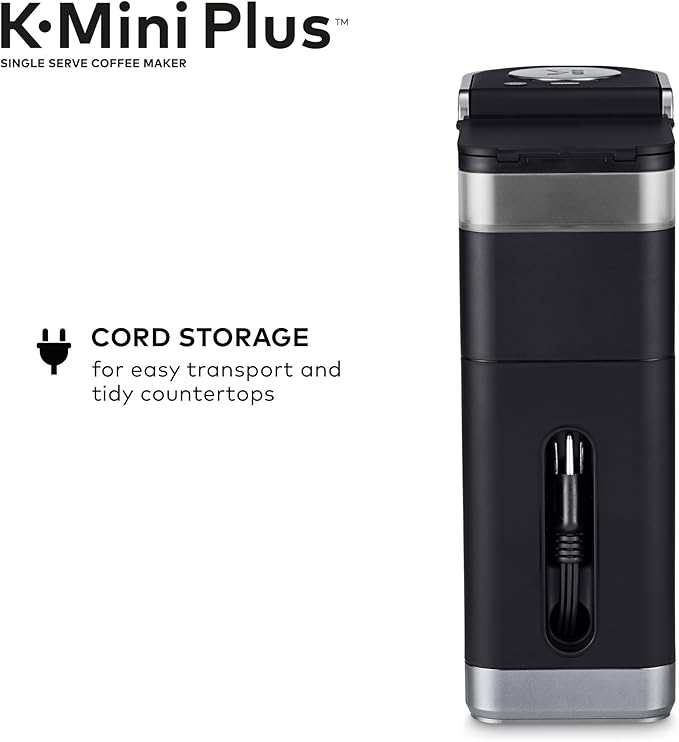 Keurig K-Mini Plus Coffee Maker with McCafé Classic Collection Variety Pack 40 Count K-Cup Pods