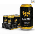 Baobab Stamina Drink – Natural Energy with Baobab Yerba Mate &amp Hibiscus | Clean Focus Great Taste &amp No Crash | Plant-Based Superfruit Functional Beverage Perfect Pre Workout Drink (6x12oz Ca