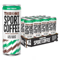 Throne Sport Coffee Cold Brew – Low Sugar. 150mg Natural Caffeine and B Vitamins – Dairy-Free Low Calorie –Premium Arabica NSF Certified Active Lifestyles – Mint Mocha 12 Pack