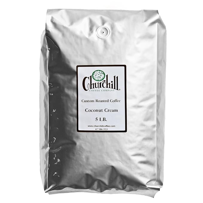 Churchill Coffee Coconut Cream 5 lb - Ground (Decaf)