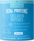 Vital Proteins Collagen Peptides Powder - Grass Fed Collagen Peptides for Hair Nail Skin Bone &amp Joint Health Unflavored 14.3oz