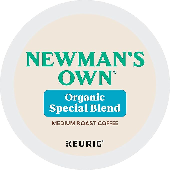 Newman's Own Organics Special Blend Single-Serve Keurig K-Cup Pods Medium Roast 120 Count (5 Boxes of 24 Pods)