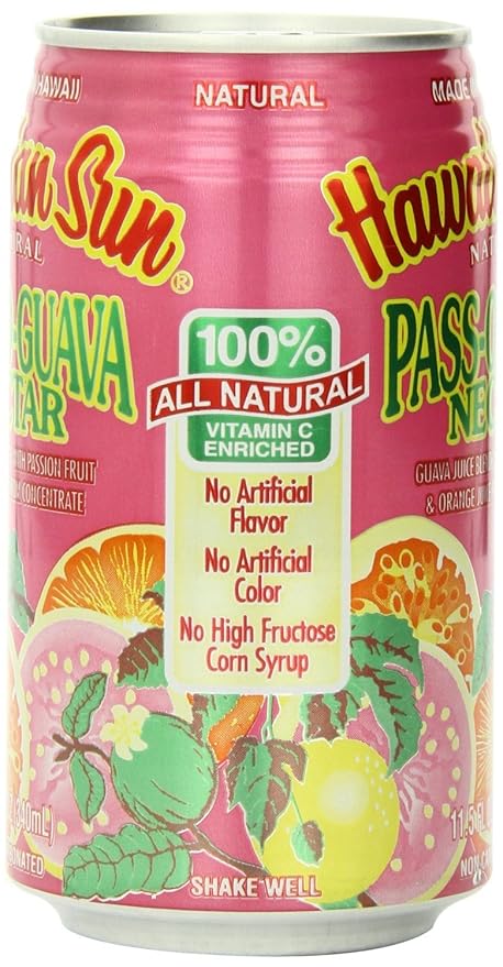 Hawaiian Sun Pass-O-Guava Nectar 11.5-ounce (Pack of 18)