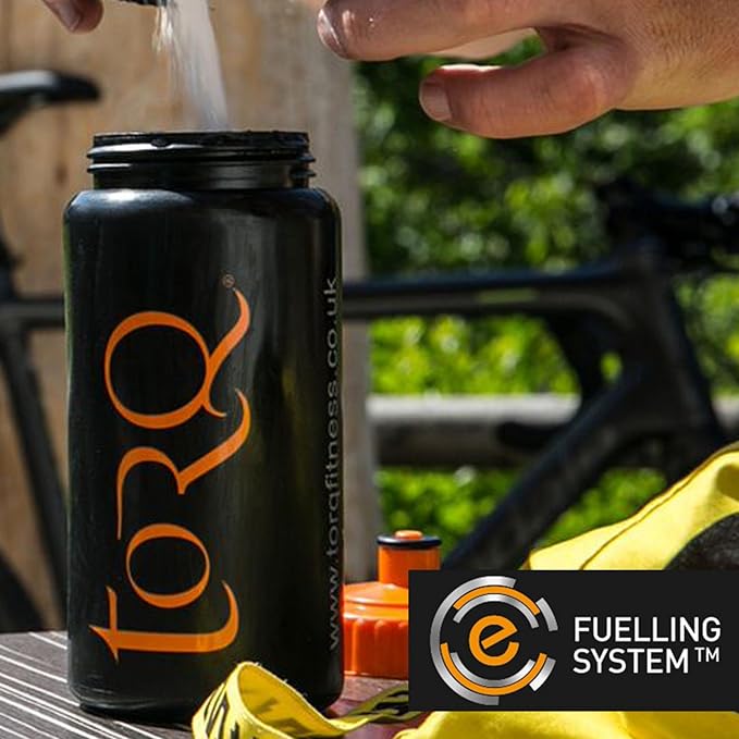 Flavoured Electrolyte Powder - Organic Isotonic Hydration Powder with Electrolytes Drink | Fast Delivery Energy Drink with High Carbohydrates and Sodium | 45 Single Servings | TORQ