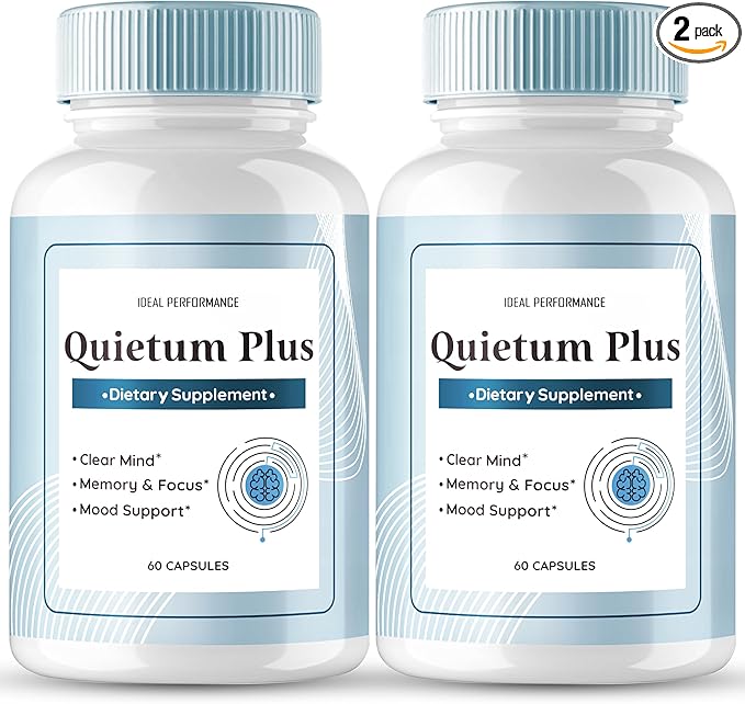 Quietum Plus Tinnitus Relief for Ringing Ears Official Quietum Plus Tinnitus Relief Original Supplement Pills Ring Clear Advanced Formula for Healthy Ear QuietumPlus Reviews (2 Pack)
