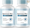Quietum Plus Tinnitus Relief for Ringing Ears Official Quietum Plus Tinnitus Relief Original Supplement Pills Ring Clear Advanced Formula for Healthy Ear QuietumPlus Reviews (2 Pack)