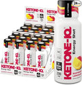 Ketone-IQ Ketone Energy Shots - 100mg Green Tea Caffeine 5g Exogenous Ketones and B Vitamins - 24 On The Go Caffeine Shots - Fast Acting Energy Drink (Raspberry Lemonade)