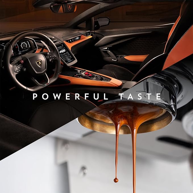 Lavazza Espresso Whole Bean for Automobili Lamborghini Dark Roast Arabica and Robusta Blend 2.2 lb Bag (Package May Vary)