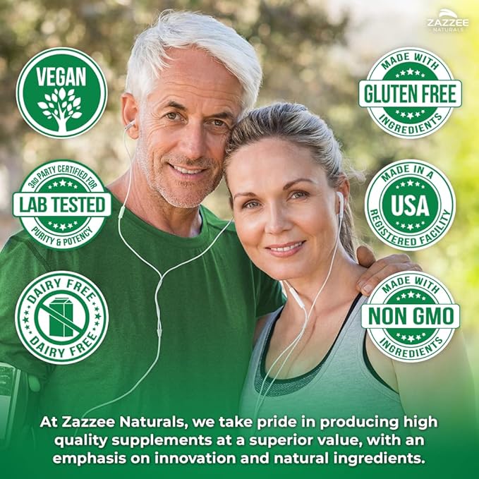 Zazzee USDA Organic Rhodiola 10:1 Extract 120 Capsules 4 Month Supply Rhodiola Rosea Energy Stress &amp Mental Focus Support Concentrated 10X Extract All-Natural Non-GMO Made in the USA