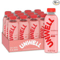 Unwell Hydration Electrolyte Drink For Rapid Hydration + Focus – Strawberry 12 Pack