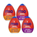 MiO Energy Liquid Water Enhancer Variety Pack – Acai Berry Storm &amp Tropical Fusion Flavors (Pack of 4)