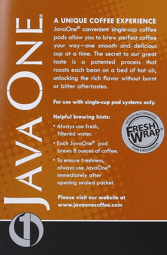 Java One Colombian 100% Coffee 14-Count Pods (Pack of 6)