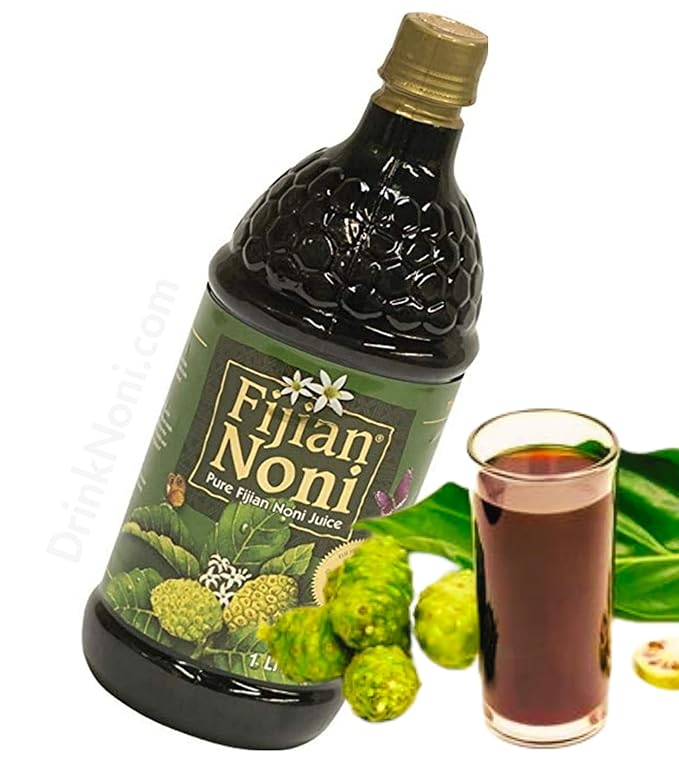 Fijian Noni® 100% Certified Organic Juice (Single 1 Liter) A Gift of Nature Rich in Antioxidants Gluten-Free.