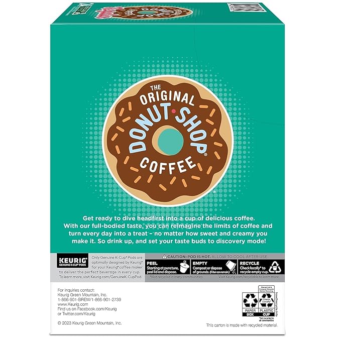 The Original Donut Shop Regular Keurig Single-Serve K-Cup Pods Medium Roast Coffee 96 Count